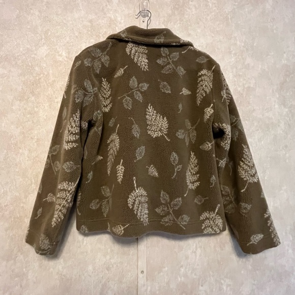 Leaf Pattern Jacket Talbots - Picture 3 of 6